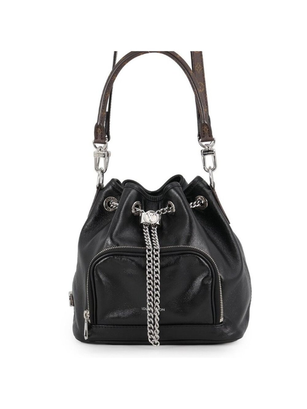 Louis Vuitton Handbag Lambskin Noway Vibe Bag 2-Way Black